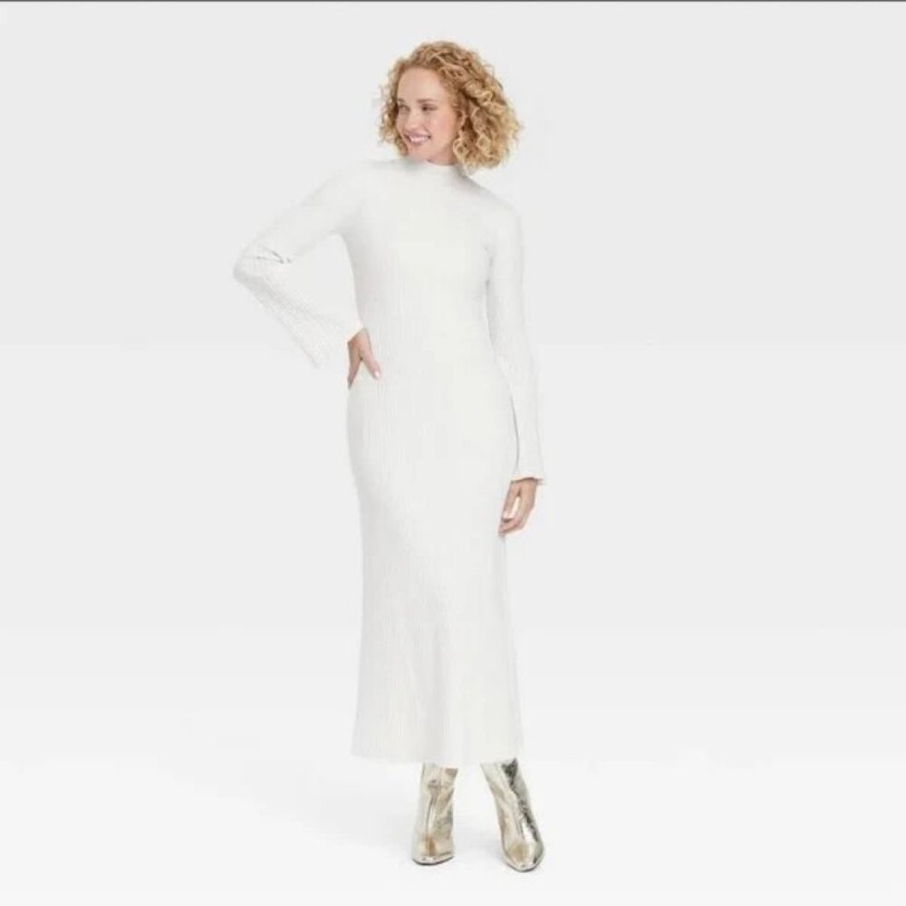 A New Day - Sweater Dress - Cream